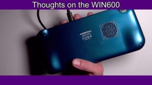 Anbernic WIN600 Review and Gameplay Demonstration