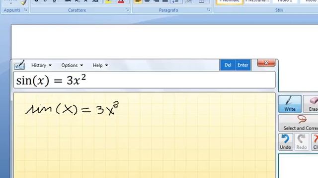 Math Input Panel & Office 2007 смотреть онлайн