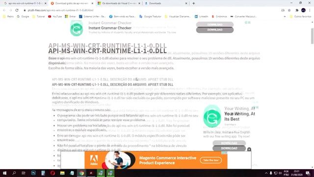 (RESOLVIDO) ERRO api-ms-win-crt-runtime-l1-1-0.dll (Fácil) смотреть онлайн