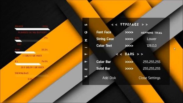 [Archived] SA EdgeSys | Rainmeter System Skin (Old)