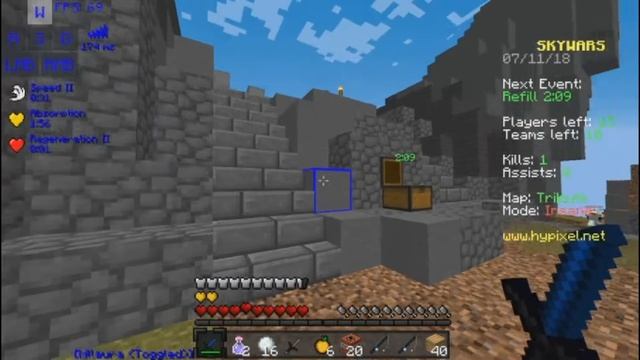 13 КИЛЛОВ! МОЙ СКАЙВАРС РЕКОРД! - [Hypixel SkyWars Mini-Games] смотреть онлайн