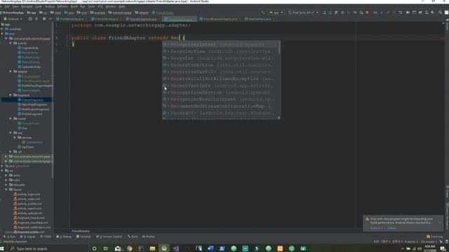 Make A Social Media App Friend System | Android App Tutorial 7 смотреть онлайн
