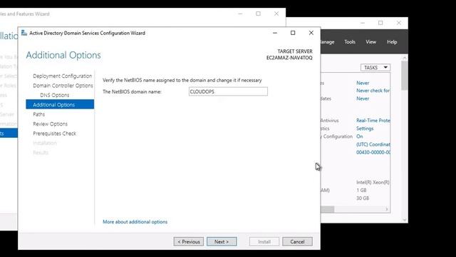 Active Directory on Windows Server 2019 in AWS EC2 смотреть онлайн