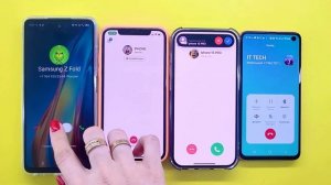 Incoming+ Outgoing Call +IMO IPHONE X vs IPhone 14 Pro +Tecno Spark Go+Samsung Galaxy S10e