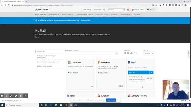 Create an Autodesk Account and get Revit 2021 Part 4 смотреть онлайн