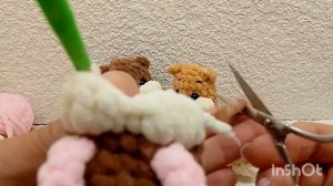 Хомяк вязаный крючком/ Мастер класс по вязанию хомячка из плюшевой пряжи.