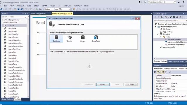 VB.NET - How to use Modern UI Metro Framework смотреть онлайн