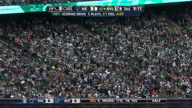 Brandon Marshall Makes Spectacular TD Catch | Patriots vs. Jets | NFL смотреть онлайн