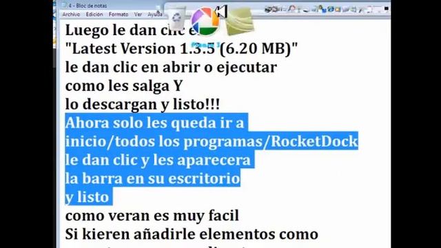 Barra Mac para Windows 7, Windows xp y Vista Rocketdock.wmv смотреть онлайн