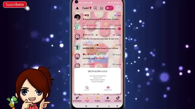 🌹✔WhatsApp DELTA SWEET FEM Actualizado V5.0.1 🚀 Funciones Únicas | Yushi Android смотреть онлайн