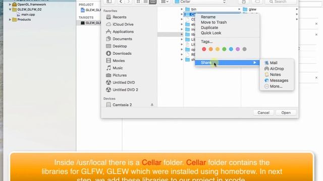 01 Installing GLFW & GLEW for OpenGL in Mac OS X El Capitan смотреть онлайн