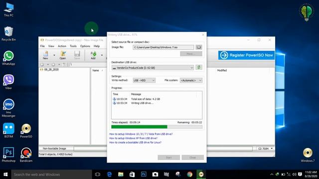How To Create Bootable Flash Drive on Power ISO смотреть онлайн