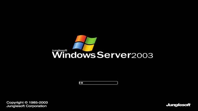 Junglesoft Windows Server 2003 Boot Animation смотреть онлайн