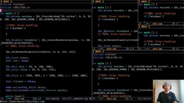 Easy window movement with winum-mode! (Emacs) смотреть онлайн