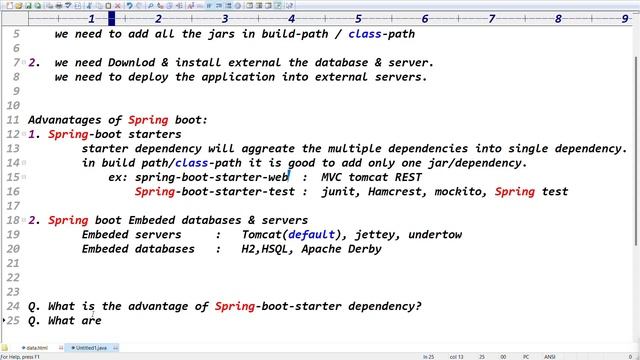 Spring Boot & Microservices || class-1 || Starters, Embedded Servers & Data bases || Mr. RATAN SIR смотреть онлайн