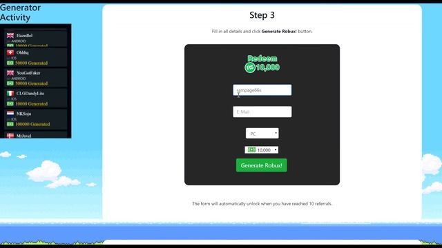 Roblox Robux Generator смотреть онлайн