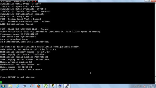 Basic Cisco Switch Configuration,Telnet Configuration смотреть онлайн