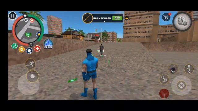 ENTER IN POLICE STATION | ROPE HERO VICE TOWN | RB X GAMING смотреть онлайн