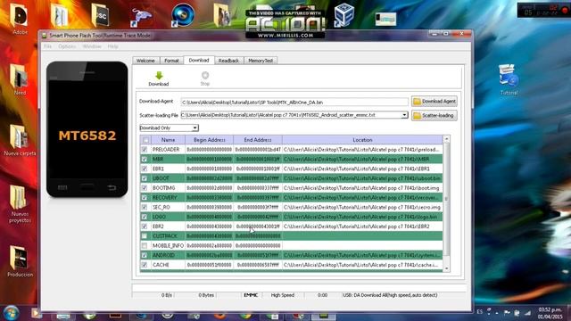 Instalar Rom Stock con Sp Flash Tool - Alcatel pop C7 смотреть онлайн