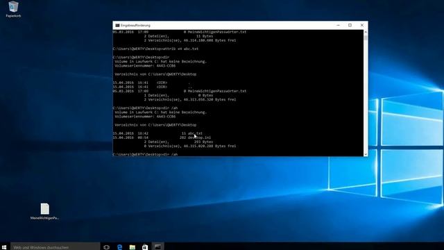 Windows Command Line Tutorial #4 - Dateien löschen, erstellen, anhängen und Pipes смотреть онлайн