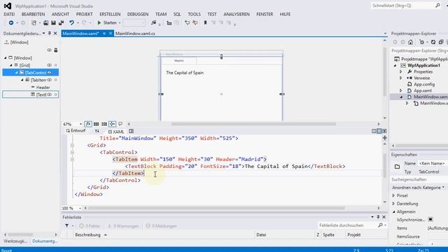 WPF: TabControl смотреть онлайн