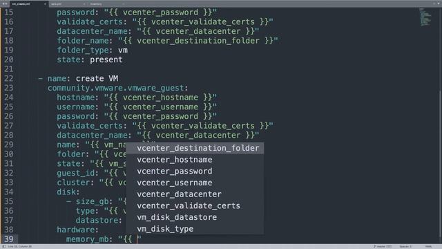 Create a VMware vSphere Virtual Machine - Ansible module vmware_guest смотреть онлайн