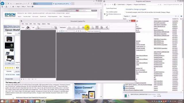 Epson WorkForce Pro WF-4630 Software & Network Installation смотреть онлайн