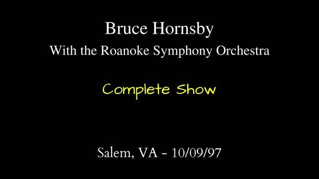 Bruce Hornsby - 10/09/97 - With the Roanoke Symphony Orchestra - See description смотреть онлайн