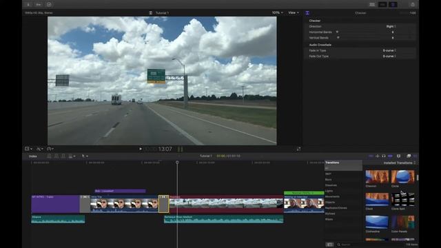 Final Cut Pro X Tutorial 11: Transitions смотреть онлайн