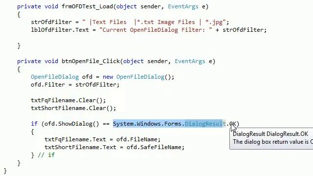 C# Edge 04 - C# OpenFileDialog смотреть онлайн