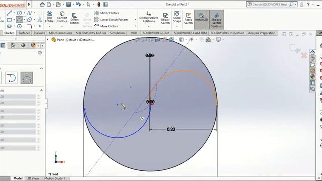 Parametric design of Savonius Rotor| Deflector using solidworks смотреть онлайн