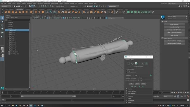 Scroll 3D Modeling Time lapse смотреть онлайн
