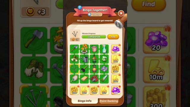 Merge Manor :Sunny House / Bingo Together ! BINGO! ✨️🎉🎊 смотреть онлайн