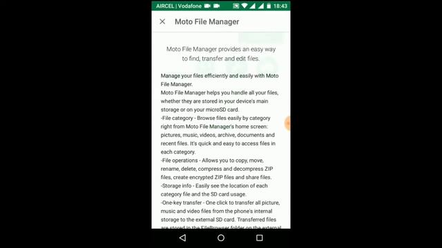 Motorola File Manager For Moto