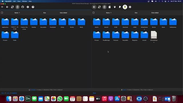 Easy Way Transfer File Into Android Device From Macos Bigsur Using OpenMTP