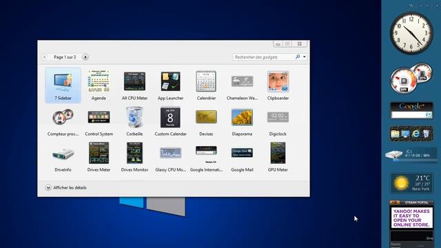 Ajouter les gadgets Windows 7 a windows 8 смотреть онлайн