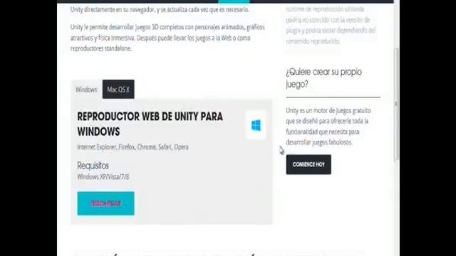 Como Descargar E Instalar Unity Wed Player Para Canaima Y Windows смотреть онлайн
