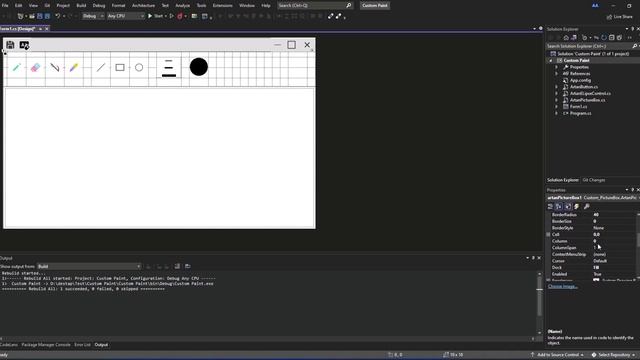 C# Modern Paint application in Windows Form | Part 1 UI Design смотреть онлайн