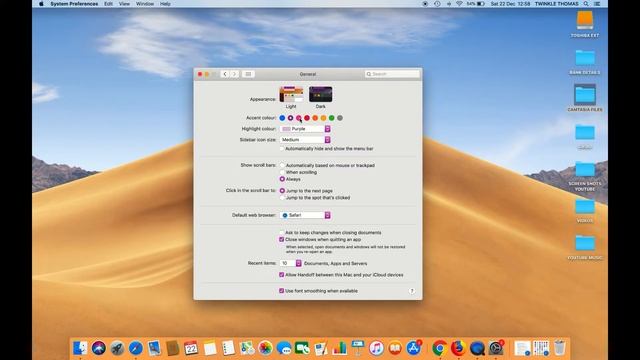 HOW TO CHANGE OR ADJUST THE SYSTEM ACCENT COLOR IN MAC OS MOJAVE смотреть онлайн