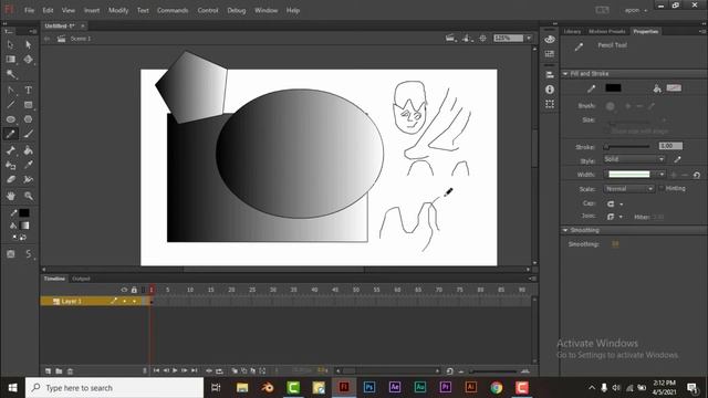 2D Animation tutorial (tool) | Adobe Flash+Animate cc | Episode-8 | ApToon full bangla tutorial смотреть онлайн