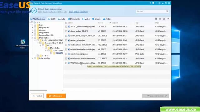 EaseUS Data Recovery Wizard Tutorial : Beschädigte, gelöschte SD Karte Daten retten смотреть онлайн