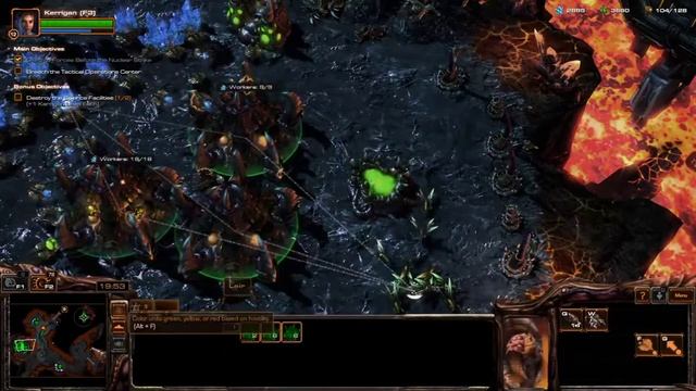 Starcraft 2 - Episode 2 Heart of Swarm Gameplay Part 2 - No Commentary - 60 FPS - Best RTS Ever смотреть онлайн