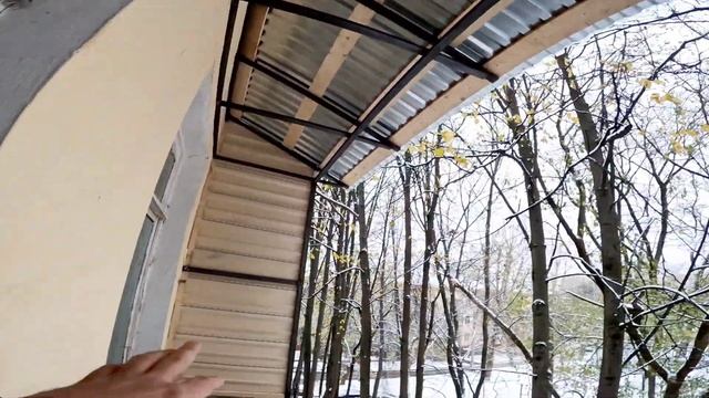 Установка крыши на балкон своими руками/Замена крыши над балконом/Ремонт крыши балкона в Москве смотреть онлайн