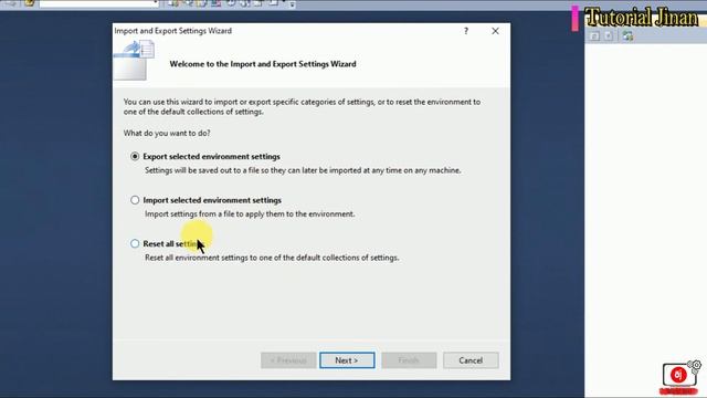 cara Reset pengaturan microsoft Visual Studio ke aturan awal_Tutorial Jinan смотреть онлайн