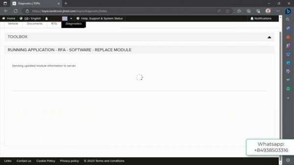 Programming RFA Module After Replaced by TOPIx cloud diagnostic online