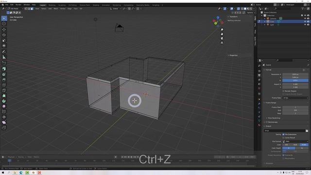 Modelling a Basic Room in Blender Tutorial смотреть онлайн