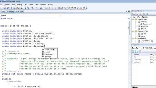 Visual C++ Text To Speech Tutorial смотреть онлайн