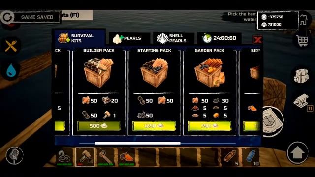 Survival On Raft Mod APK UNLIMITED PEARLS смотреть онлайн