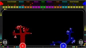 Growing Tree Battle in Algodoo