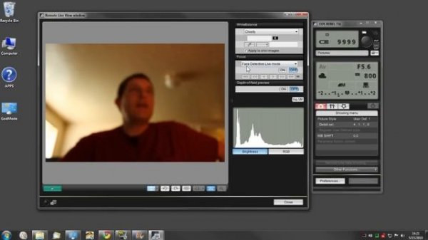 Canon EOS utility - Control camera with computer